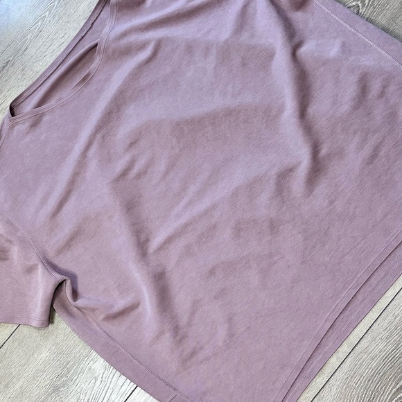 Lululemon Pique Knit Back In Action Short Sleeve Top Twilight Rose *No Size Tag* - Picture 10 of 16